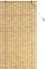 vidaXL Ρόλερ (στόρι) Φυσικό 120 x 220 cm Καλάμι