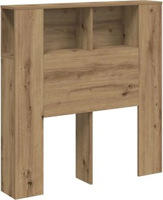 vidaXL Ντουλάπι κεφαλάρι Δρυς τεχνίτης 100x18,5x102,5 cm