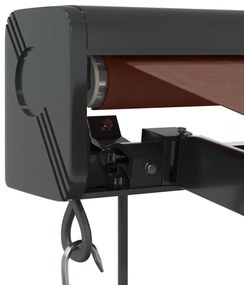 Τέντα Πτυσσόμενη Αυτόματη Καφέ 350x250 εκ. - Καφέ