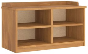 vidaXL Πάγκος διαδρόμου "SANDNES" 87x40x50 εκ. Πεύκο μασίφ ξύλο