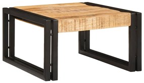 vidaXL Ράφι μπάνιου με ράφι 40 x 50 x 23 εκ Στερεό ξύλο μάγκο, σίδηρος