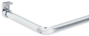Βραχίονας Μπάνιου Γωνιακός Οροφής 90Χ90 Νο 1271 Chrome Grekon 90X90cm Aluminium