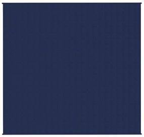 Κουβέρτα Βαρύτητας Μπλε 220 x 230 εκ. 15 κ. Υφασμάτινη - Μπλε