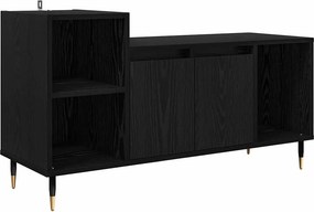 vidaXL Ντουλάπι TV Μαύρη Οξυά 100 x 35 x 55 εκ Επεξεργασμένο ξύλο