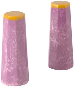 Αλατοπίπερο Mango (Σετ 2Τμχ) CAMANGOSP8LIL Φ3,3x8cm Lilac Calma House Ρητίνη