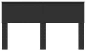 vidaXL Κεφαλάρι Μαύρη Οξυά 150 cm Επεξεργασμένο ξύλο