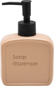Dispenser Μπάνιου 210ml (9.5x4.6x15) Estia Text Beige 02-13417