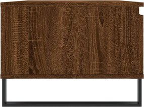 vidaXL Τραπεζάκι Σαλονιού Καφέ Δρυς 90x50x36,5 εκ. Επεξεργασμ. Ξύλο