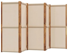 ΔΙΑΧΩΡΙΣΤΙΚΟ ΔΩΜΑΤΙΟΥ ΜΕ 5 ΠΑΝΕΛ TAUPE 250 X 180 ΕΚ. 4003365