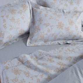 Σεντόνια Υπέρδιπλα (Σετ) Nef-Nef Homeware Premium Foxy Silver - Blue