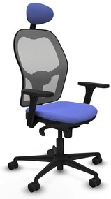 Καρέκλα γραφείου με κεφαλάρι Piqueras y Crespo 3D036N1 Ανοιχτό Μπλε