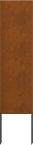 vidaXL Οθόνη Ιδιωτικότητας Κήπου Σκ rusty 32 χ 140 εκ
