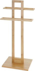 Επιδαπέδια Κρεμάστρα 2 Θέσεων από Bamboo 37x25x85cm MRShome