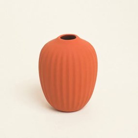 Beauty Home Ματ Κεραμικό Βάζο 8 cm x 10 cm  Κίτρινο
