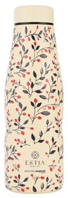 Estia 01-31558 Travel Flask Save the Aegean Μπουκάλι Θερμός Ανοξείδωτο BPA Free 500ml Bloom Beige