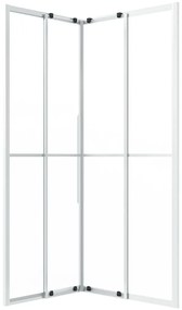 vidaXL Καμπίνα Ντουζιέρας με Σχέδιο Αμμοβολής 90x70x180 εκ. από ESG