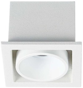 Σποτ Χωνευτό VK/04299/W/W 5,6x5,6x4,5cm Led 551Lm 5W 3000K White VKLed Square