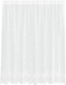 vidaXL Κουρτίνα Δαντέλας με κουρτίνες Λευκό 140 x 200 cm Πολυεστέρας