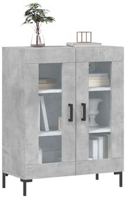 vidaXL Ντουλάπι Γκρι Σκυροδέματος 69,5x34x90 εκ. Επεξεργασμένο Ξύλο
