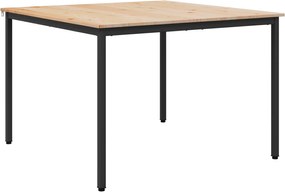 vidaXL Τραπεζαρία Φυσικό 110 x 110 x 75 cm Στερεά ξυλεία πεύκου