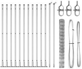 vidaXL Στύλος Περιφράξεων Γαλβανισμένο 25 x 1,4 μ Ατσάλι