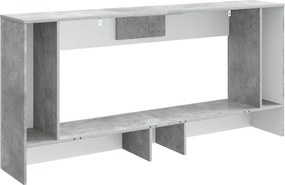 vidaXL Τραπέζι κονσόλας Σκυρόχρωμο Γκρι 155 x 29 x 74 εκ.