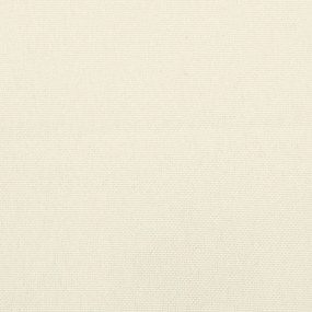 Μαξιλάρια Πάγκου Κήπου 2 τεμ. Κρεμ Λευκό Ύφασμα Oxford - Λευκό