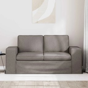 vidaXL Καναπές 120cm Taupe Μέταλλο