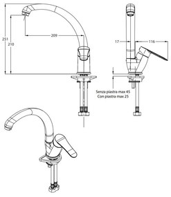 Μπαταρία κουζίνας Eurorama Viva 143511