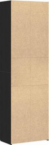 vidaXL Γραφείο Ντουλάπι Μαύρη Οξυά 60 x 32 x 190 cm Επεξεργασμένο ξύλο