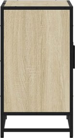 vidaXL Ντουλάπι Νιπτήρα Μπάνιου Sonoma Δρυς 90 x 33 x 60 εκ. από Τεχνητό Ξύλο