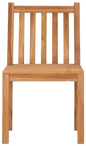 vidaXL Σετ Τραπεζαρίας Κήπου 7 τεμαχίων από Μασίφ Ξύλο Teak 160x80 εκ.