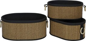ΚΑΛΑΘΙΑ ΑΠΟΘΗΚΕΥΣΗΣ BAMBOO ΟΒΑΛ SET/3 40/36/32ΕΚ