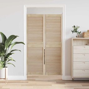 vidaXL Πόρτα Ντουλάπας με πόρτα 2 pcs Φυσικό 140.5 x 2.1 x 49.5 cm