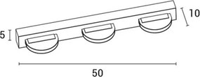 Απλίκα Τοίχου LED Eurolamp 144-80003 Chrome