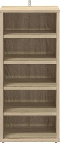 vidaXL Παπουτσοθήκες 2 τεμ. Sonoma Δρυς 31,5x35x70 εκ. από Επεξ. Ξύλο