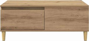 VidaXL Τραπεζάκι σαλονιού Artisan Oak 90 x 50 x 35 cm