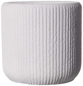 Κασπώ Πήλινο Stripe D-0270-8 50x50x47cm White Supergreens Clay