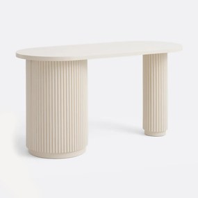 Γραφείο με οργανική μορφή, με 1 πόρτα, GENNA