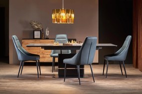 MARTIN table dark grey, leg black DIOMMI V-CH-MARTIN-ST