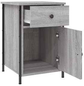 vidaXL Κομοδίνο Γκρι Sonoma 40 x 42 x 60 εκ. από Επεξεργασμένο Ξύλο