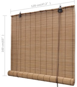 Στόρια Σκίασης 120 x 160 εκ. από Καφέ Μπαμπού