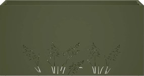 vidaXL Γλάστρα Κήπου 2 τμχ. Λαδί 100 x 20 x 49 εκ