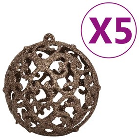 vidaXL Χριστ. Δέντρο Προφωτισμένο Τεχνητό Μπάλες Λευκό 90 εκ