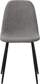 Καρέκλα Τραπεζαρίας (58.5x55x93) Spitishop Daily Black/Grey