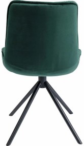 Καρέκλα Mila Πράσινη 51x65x88εκ - Πράσινο