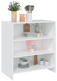 vidaXL Μπουφές Λευκός 70 x 40,5 x 75 εκ. από Μοριοσανίδα