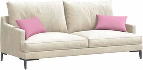 vidaXL Μαξιλάρι Καναπέ 2 pcs Ροζ 50 x 30 cm ύφασμα