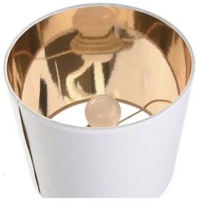 Επιτραπέζιο Φωτιστικό Home ESPRIT Λευκό Χρυσό 50 W 220 V