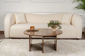 Τραπεζάκι Σαλονιού Καρυδιά MOIRA 90x90x41